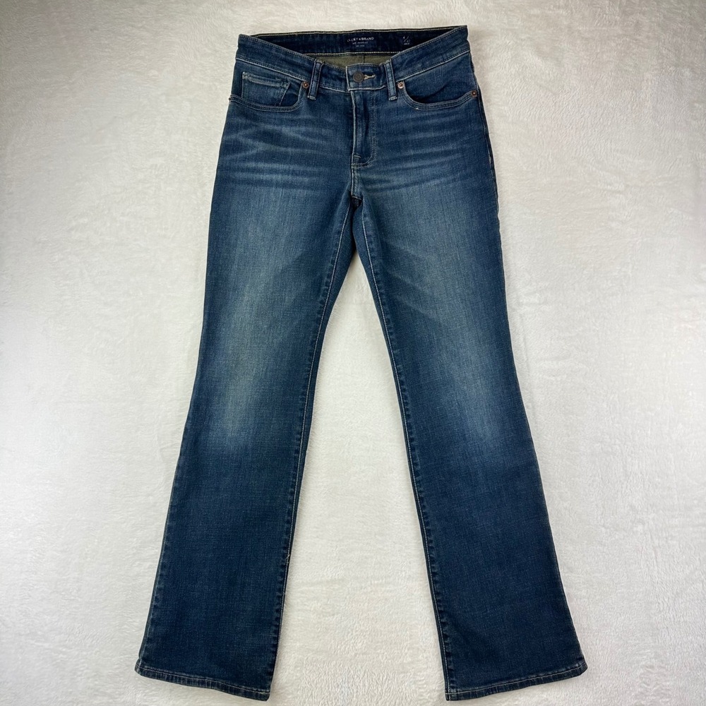 Lucky Brand Jeans Womens Sweet‎ Boot Slim 4/27 Ankle Blue Bootcut Dark Wash